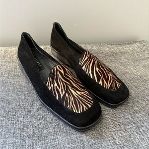 Vintage Stuart Weitzman Leopard Slip-Ons